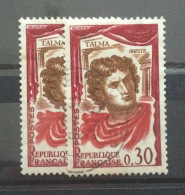 Num.1302 (0,30fr) Talma - Lot De 2 Neufs Dont 1 Oblitéré - Ongebruikt