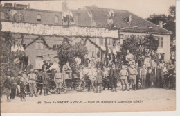 57 - GARE DE SAINT AVOLD - CAFE ET BRASSERIE LORRAINE EN 1919 - Saint-Avold