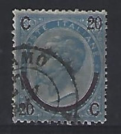 Italy 1865  Victor Emanuel III  20c (o) Mi.25 (type III) - Ungebraucht