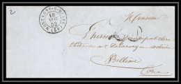 1312 Orne Marque Postale Mortagne Sur Huisne Pour Bellême 16/11/8152 LAC Lettre Cover France - 1849-1876: Classic Period