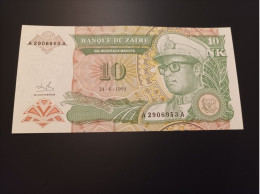 Billete Zaire, 10 Makuta, Año 1993, Serie AA, UNC - Zaire