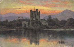 E23. Vintage Postcard. Ross Castle, Killarney. E Longstaffe - Kerry