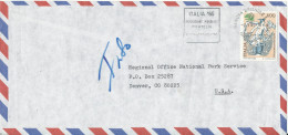 Italy Air Mail Cover Sent To USA 7-9-1985 Single Franked - Luftpost