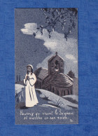 Carte Ancienne De Communion - Paroisse De BLENDECQUES - Juin 1957 - Gilles Henry BOREUX / Claudie BOREUX - Communion
