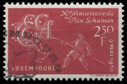 LUXEMBURG 1960 Nr 620 Gestempelt X071282 - Oblitérés