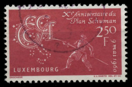 LUXEMBURG 1960 Nr 620 Gestempelt X0712A6 - Gebraucht