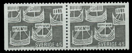 SCHWEDEN 1969 Nr 629Dl Und Dr Postfrisch WAAGR PAAR SB0431E - Unused Stamps