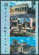 Isernia Città Chiesa Saluti Da FG Cartolina JK1513 - Isernia