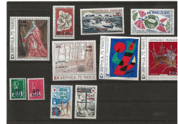 ISLA  DE  REUNION 1974 (11 V) YVERT - Unused Stamps