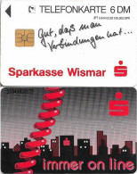 Germany - Sparkasse Buildings (Overpint 'Sparkasse Wismar') - O 0644 - 03.1993, 6DM, Mint - O-Series : Customers Sets