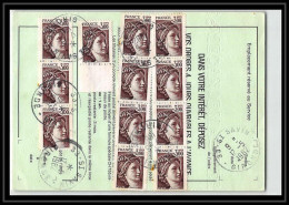 50463 St Savin Gironde Sabine 1979 Ordre De Reexpedition Definitif France - Briefe U. Dokumente