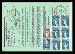 50471 Lacanau Gironde Sabine 2123 Ordre De Reexpedition Definitif France - Covers & Documents