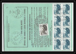 50441 Coutras Gironde Liberté Ordre De Reexpedition Definitif France - Covers & Documents