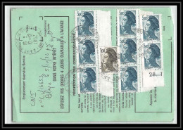 50437 St Andre De Cubzac Gironde Liberté Ordre De Reexpedition Definitif France - Covers & Documents