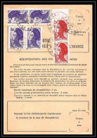 50391 Carcans Gironde Liberté Ordre Reexpedition Temporaire France - 1982-1990 Liberté De Gandon