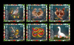 Gibraltar 2022 Mih. 2064/69 12 Days Of Christmas MNH ** - Gibilterra