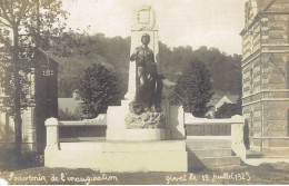 08 Givet Carte Photo Souvenir De L'inauguration  Du Monument  15/07/1923  Guerre 1914/18 - Givet