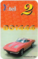 Kuwait - Ministry Of Comm. - KTEL Card - Car Chevrolet 1963, Remote Mem. 2KD, Used - Kuwait