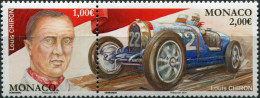 Monaco 2024. Legendary F1 Drivers. Louis Chiron (MNH OG) Block Of 2 Stamps - Nuovi