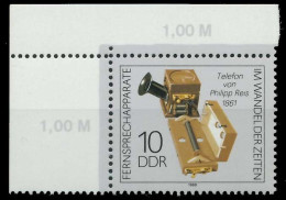 DDR 1989 Nr 3226-oben-ndgz Postfrisch ECKE-OLI X0DE3BE - Nuovi