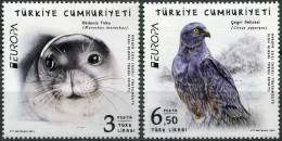 TURKEY - 2021 - SET OF 2 STAMPS MNH ** - Endangered National Wildlife - Nuovi