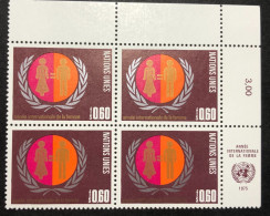 Nations Unies (Geneve) - Femmes - Yt.48 Neufs * De 1975  Bloc De 4 - Ongebruikt