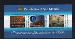 HOLOGRAMS - SAN MARINO - 1993- TELEVISION  HOLOGRAM SOUVENIR SHEET  MINT NEVER HINGED  - Hologrammes