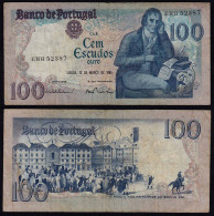 Portugal - 100 Escudos Banknote 1985 - Pick 178d F (4)   (21806 - Portugal