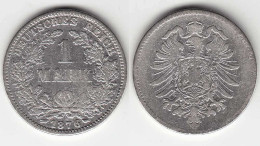 Deutsches Reich 1 Mark Silber 1876 A Jäger 9   (31703 - 1 Mark