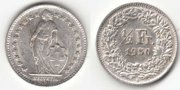 Schweiz - Switzerland 1/2 Franken 1950 SILVER Silber COIN    (31708 - Autres & Non Classés
