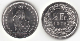 Schweiz - Switzerland 1/2 Franken 1976 Münze COIN  (31706 - Autres & Non Classés