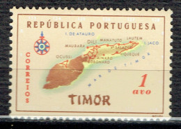 Série Courante : Carte De L'île - Timor