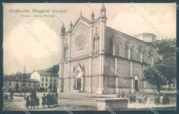 Vicenza Montecchio Maggiore Duomo Piazza Mercato Cartolina JK1921 - Vicenza