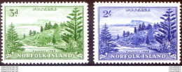 Definitiva. Paesaggi. Nuovi Colori 1959. - Norfolk Island