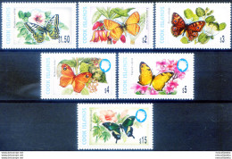 Definitiva. Farfalle E Fiori 1998. - Islas Cook