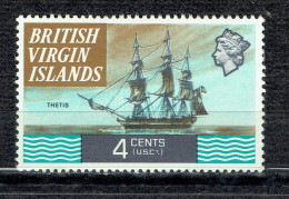 Série Courante. Bateaux : Thétis - Iles Vièrges Britanniques