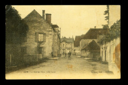 18 Cher Léré La Grande Rue Coté Nord ( Carte Tachée Voir Scans ) - Lere