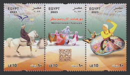 Egypt - 2023 - ( EUROMED Postal - Mediterranean Festivals ) - MNH (**) - Danse