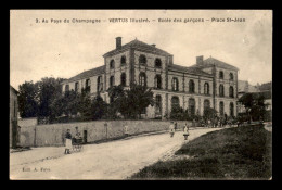 51 - VERTUS - ECOLE DES GARCONS PLACE ST-JEAN - Vertus