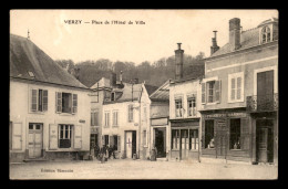 51 - VERZY - PLACE DE L'HOTEL DE VILLE - PHARMACIE LANNOY - VOIR ETAT - Verzy