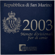 Saint Marin , Set 1 Ct. - 5 Euro, Série Divisionnelle, Coin Card.FDC, 2003 - San Marino