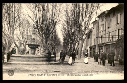 30 - PONT-SAINT-ESPRIT - BOULEVARD GAMBETTA - Pont-Saint-Esprit