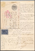 51004 Drome Nyons Buis-les-Baronnies Copies Dimension Y&t N°9 Syracusaine 1887 TB Timbre Fiscal Fiscaux Sur Document - Lettres & Documents