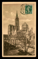 CACHET ALLEMAND DE STRASBOURG DU 9 JANVIER 1919 SUR TIMBRE FRANCAIS - Temporary Postmarks