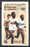 Djibouti, 1984, Olympic Summer Games, Sports, Marathon, Running, Imperforated, MNH, Michel 416B - Djibouti (1977-...)