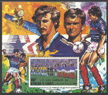 Djibouti, 1984, Olympic Summer Games Los Angeles, Sports, Soccer, Football, MNH, Michel Block 107A - Dschibuti (1977-...)