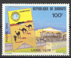 Djibouti, 1980, Lions Club, Service Club, Railway Bridge, MNH, Michel 267 - Dschibuti (1977-...)