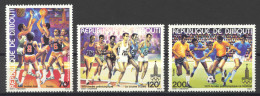 Djibouti, 1979, Olympic Summer Games Moscow, Basketball, Running, Soccer, Sports, MNH, Michel 259-261A - Dschibuti (1977-...)