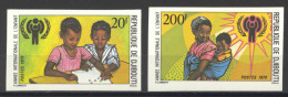 Djibouti, 1979, IYC, International Year Of The Child, United Nations, Imperforated, MNH, Michel 241-242B - Dschibuti (1977-...)