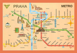 A659 / 233 Tchequie PRAHA Type Carte Géographique Plan - Unclassified